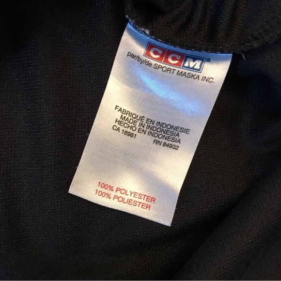 Reebok Chicago Blackhawks Authentic Practice Jersey Adult Medium Black White - Picture 8 of 9